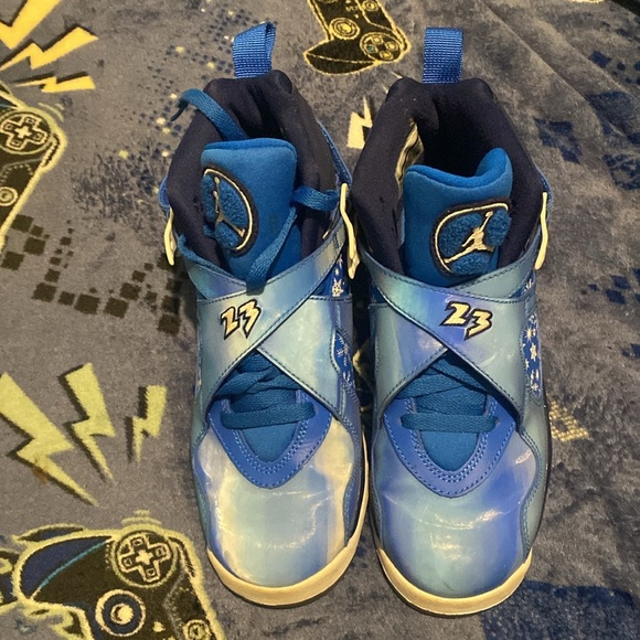 Jordan 3 5.5Y=6.5W WORN ONCE - Picture 2 of 6